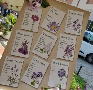 Tableau de mariage by La Casetta di Rosy