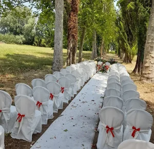 matrimonio allestimento esterno