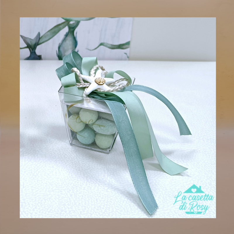 Coppetta plexiglass bomboniera